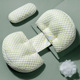 Rosen green (with small oval pillow, replaceable crescent pillow in batches), machine washable as a whole