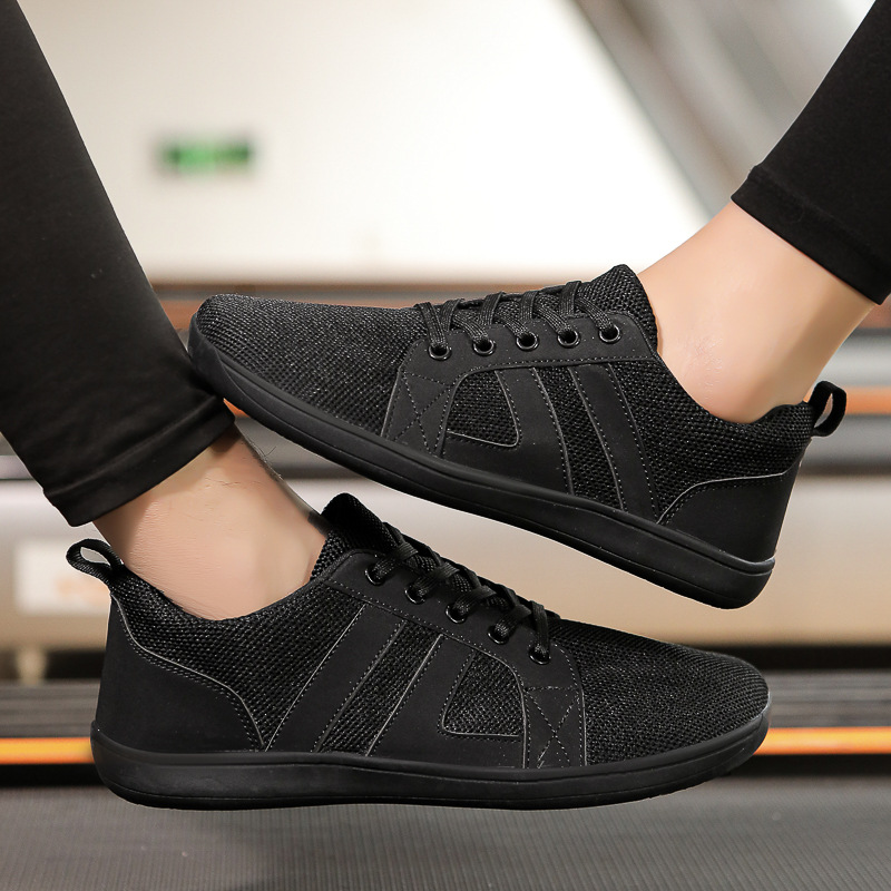 Non-Slip Barefoot Wide-toe Shoes Loose Sports Men's Shoes Casual Big Foot Shoes Hiking Wide Last Shoes plus size Couple's Wide Shoe