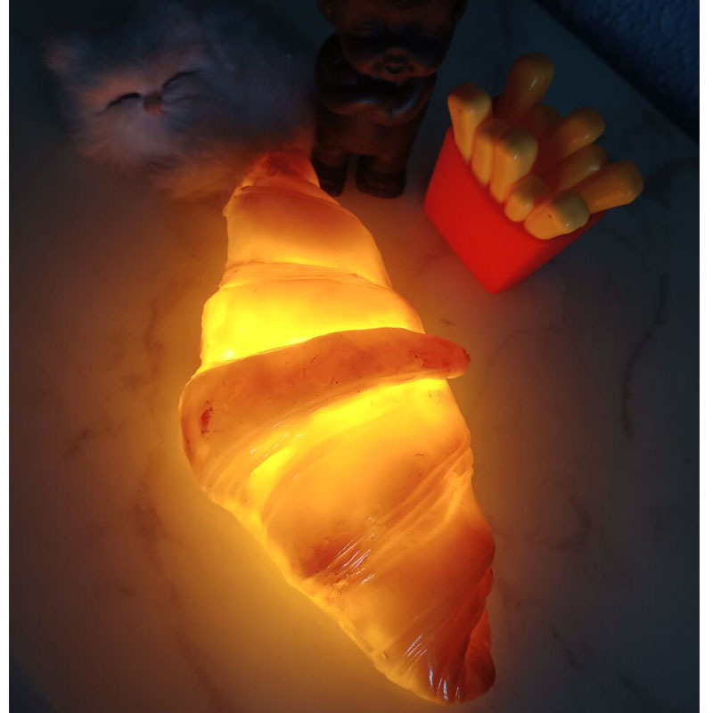 Cattle Croissant Bag Bread Lamp Method Stick Milk Bag Atmosphere Lamp Baking Shop Decoration Bread Cake Shop Decorative Lamp