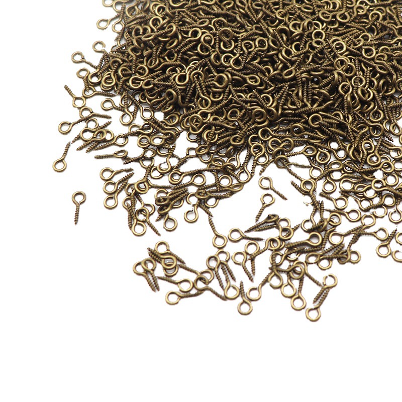 1000 px/bag wholesale sheep horn nail diy jewelry accessories self-tapping sheep eye screw sheep eye nail sheep horn nail