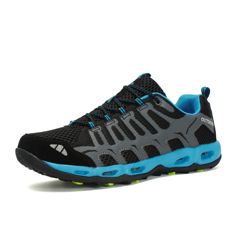 6126 men's and women's upstream shoes outdoor sneaker spring and summer mesh surface lightweight non-slip breathable off-road running hiking shoes