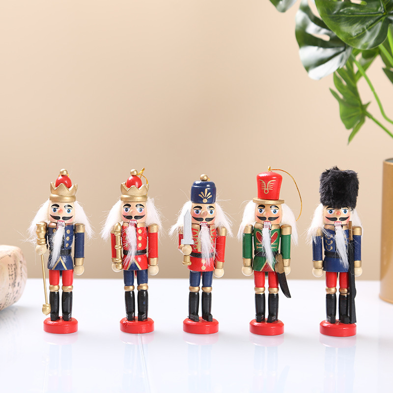 European Christmas Nutcracker Soldier Doll Creative Home Bookcase Wine Cabinet Bar Desktop Decoration Ornaments Wholesale