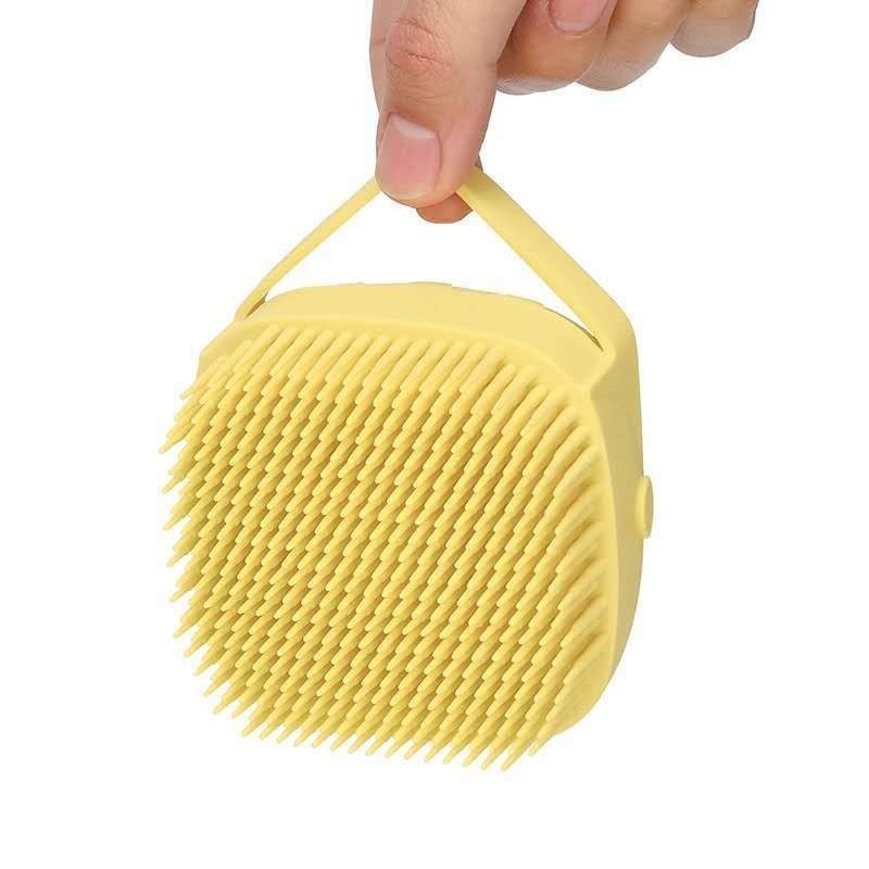 Cross-border Amazon pet supplies cat and dog universal silicone shower gel bath brush pet bath massage brush