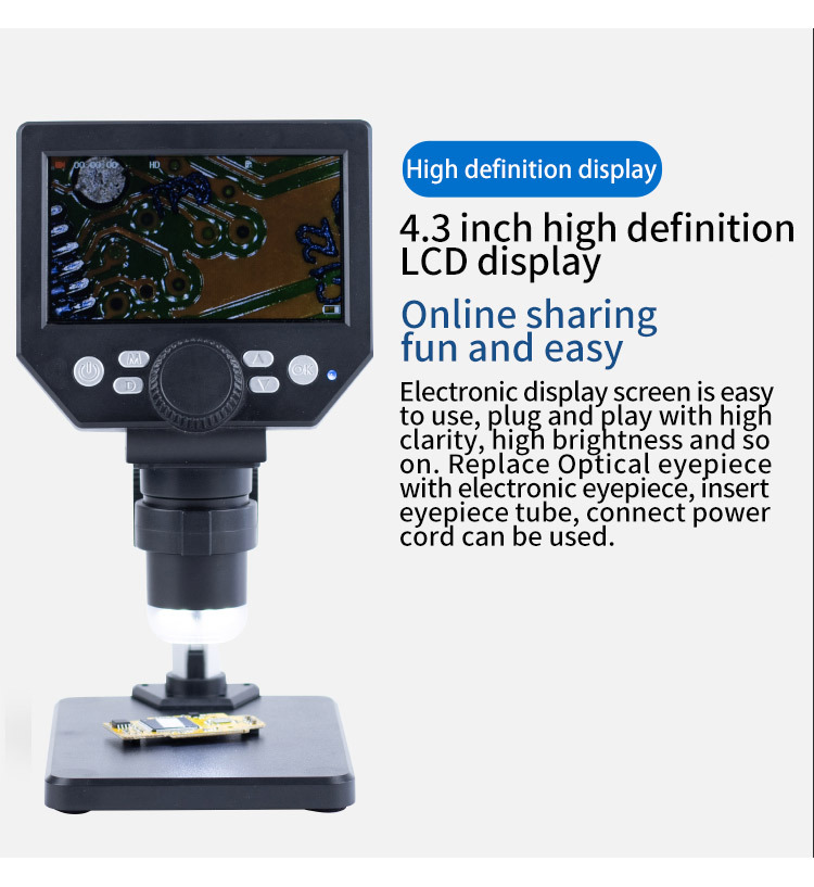 Foreign trade e-commerce new products 10 million pixels G1000 HD electronic digital microscope factory supply bulk bargaining