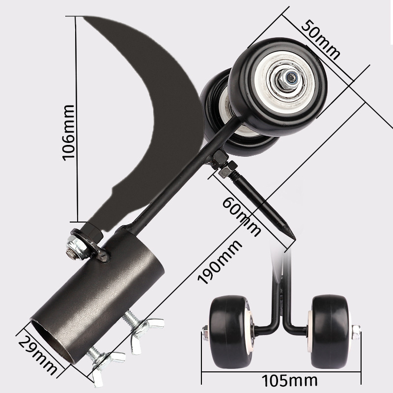 Garden crevice weeding hook roller crevice weeding artifact gardening fast weeding tool loosening mower