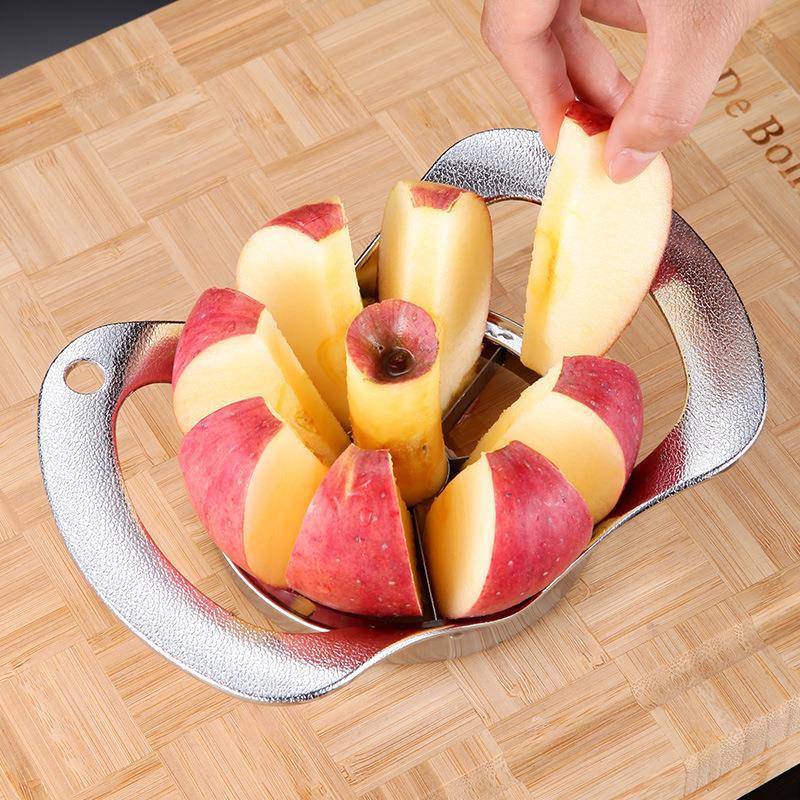 304 stainless steel Apple cutter thickened large fruit cutter zinc alloy fruit splitting corer tool factory direct supply