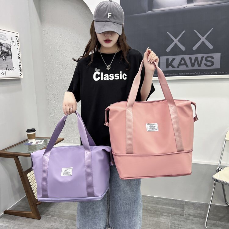Travel Bag Sleeable Trolley Case Storage New Dry and Wet Separate Luggage Bag Large Capacity Multifunctional Portable Gym Bag