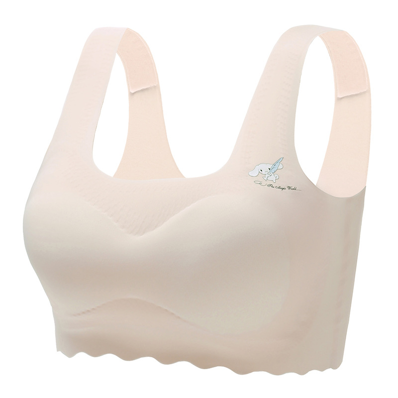 Ice Silk Traceless Girls' Developmental Children's Tube Top Underwear Student Girls' Adolescent Vest Thin Chest Pad Bra
