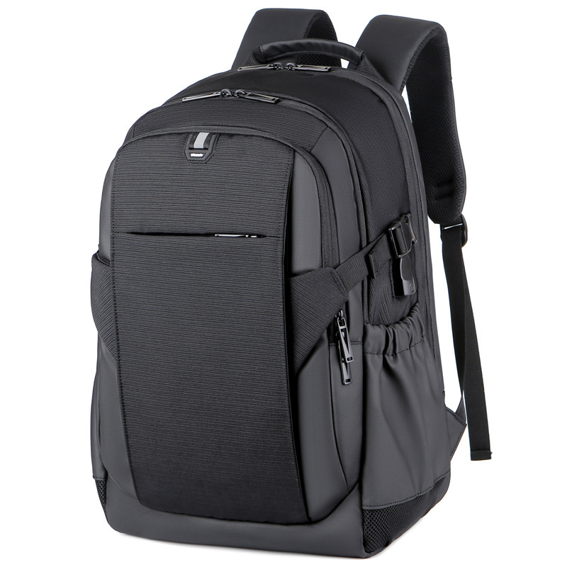 New business commuter travel waterproof large capacity student backpack men and women charging Plus LOGO computer bag