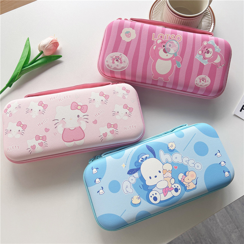 Switch Kabi storage bag kulomi for oled Nintendo cartoon ns strawberry bear game Hello Kitty