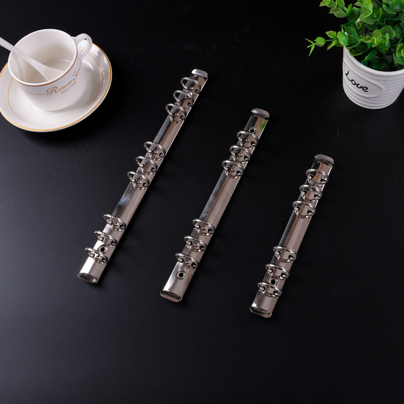 Factory wholesale loose-leaf clip A5A6 office stationery metal loose-leaf clip hardware accessories four-hole clip formulation