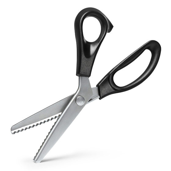 Spot Lace Scissors Serrated Teeth Cutting Cloth Cutting Dog Teeth Manual Scissors Clothing Cloth Tailor Scissors