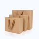 Thickened spot clothing Kraft paper bag milk tea handbag take-out packing bag gift packaging bag logo wholesale