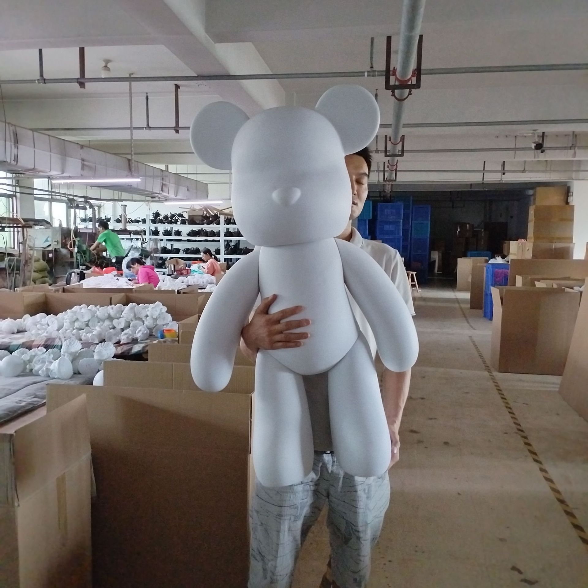 Fluid bear white embryo wholesale diy fluid violent bear pigment material package wholesale cross-border supply internet celebrity violent bear