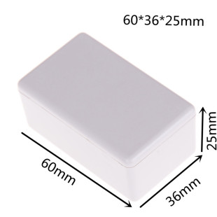 Electronic plastic junction box LED power supply enclosure 60*36*25mm