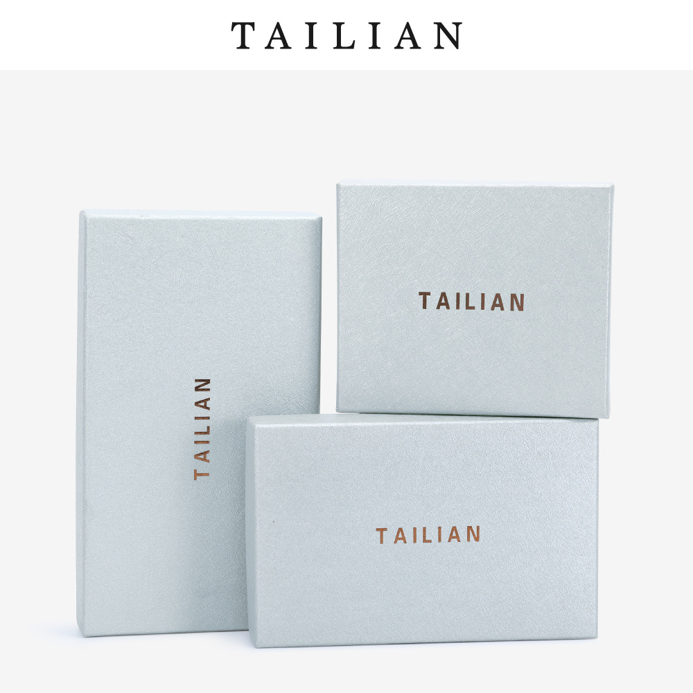 [box not only] Tillian silver high-end atmosphere gift box long and short ladies wallet box