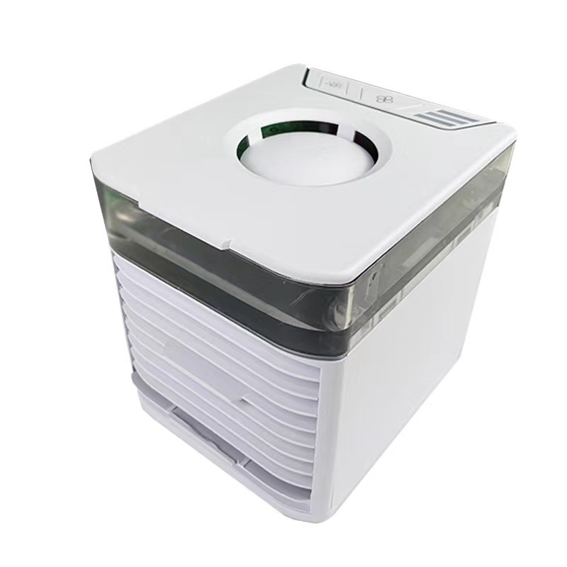 Household mini air cooler portable small air conditioner Office Desktop USB spray fan humidification fan