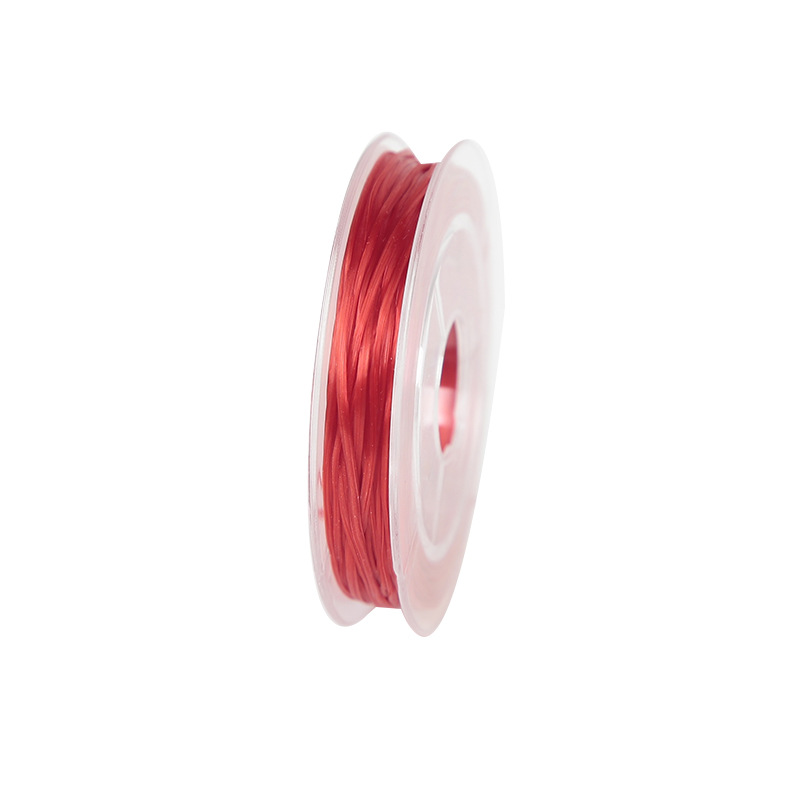 Elastic thread Crystal thread bracelet Wenwan Buddha beads elastic thread wear-resistant flat elastic thread