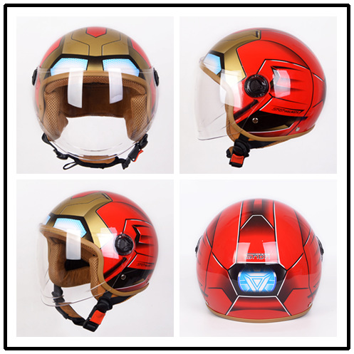 Factory direct supply children helmet winter warm half helmet motorcycle helmet children electric car helmet