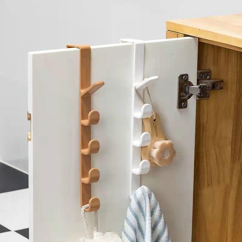 Cabinet door wardrobe door dormitory door rear hook Wall punch-free storage clothes hook upper and lower bunk clothes rack artifact