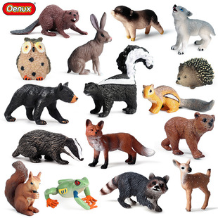 Amazon Wild Animal Model Easter Children Gift Christmas Toy Birthday Cake Decoration Ornaments