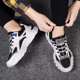 Low-top sneaker men's 2025 spring and summer new student father shoes fly woven breathable fashion Korean running shoes wholesale
