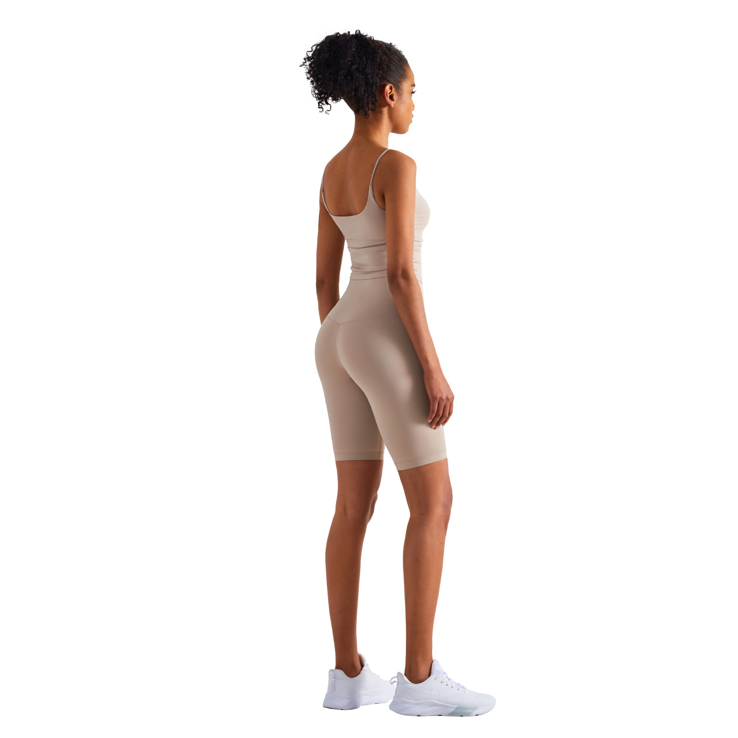 Aidu NULS No Embarrassment Line Five-point Fitness Pants High Waist Peach Hip Tight Pants Sports Yoga Pants Women's Summer Shorts