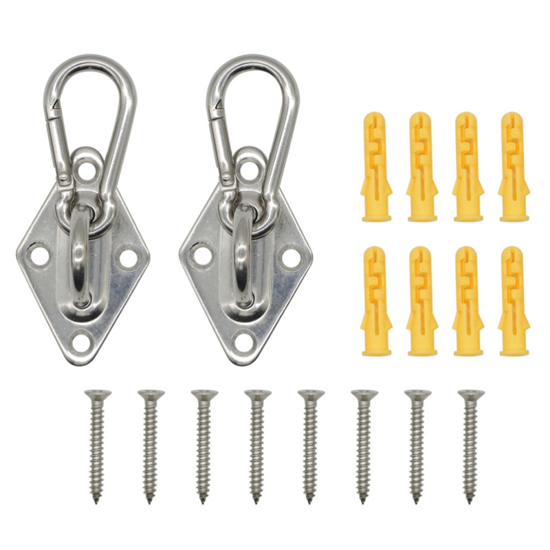 Z & W load-bearing hook hook stainless steel square door buckle hanging fan hook sandbag hook marine hardware sunshade net accessories