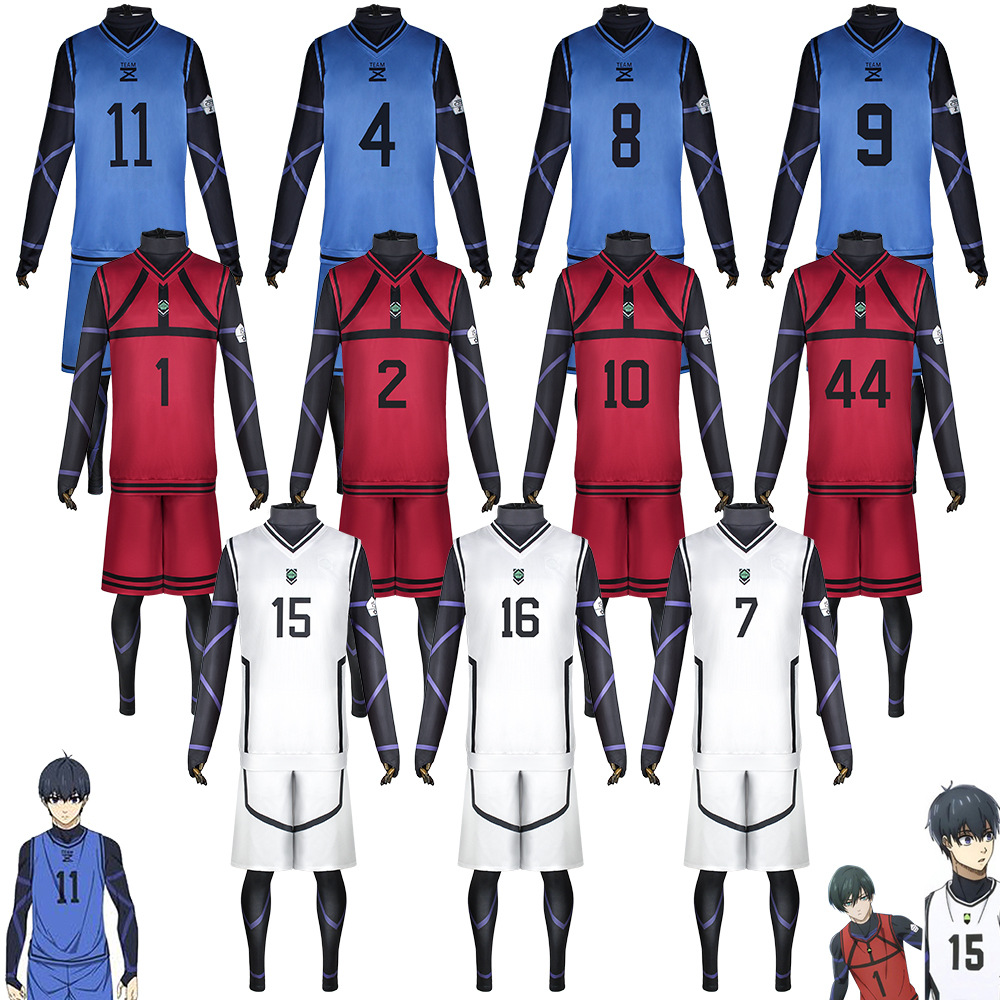 Blue Prison Jersey Jieshiyi Cosplay Costume Fengle Hui Qian Qie Leopar Country God Refining Jieshiyi Cosplay Costume No. 11