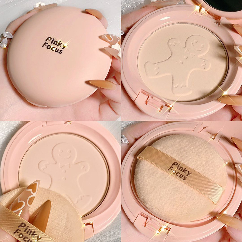 Ginger Powder Cake Oil Control Waterproof Dry and Wet Dual-use Not Easy Card Powder Powder Powder Powder Beginners Students Parity Cosmetic