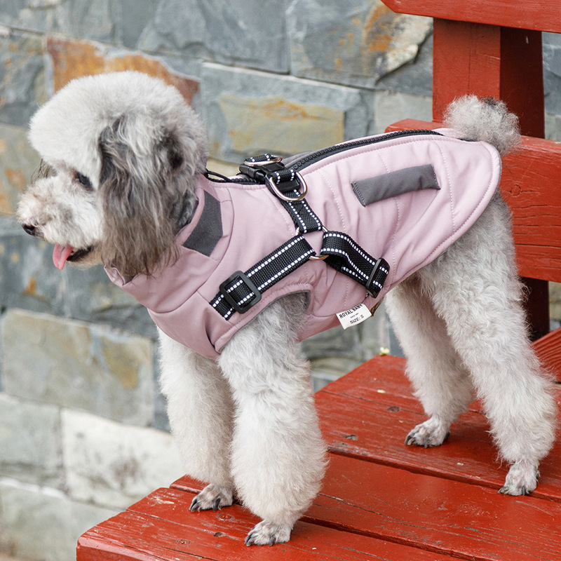 厚く暖かいペットの犬服秋/冬二本足テディビションフリーゼポメラニアンシュナウザー小型犬ベスト|undefined