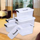 Plastic Transparent Storage Box Thickened Large Eco-Friendly Factory Wholesale Waterproof Moisture-Proof Finishing Box Portable Storage Box