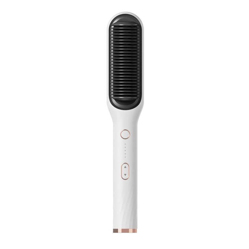 Cross-Border electric curling iron lazy hair straightener artifact pull straight hair curly hair dual-purpose internal buckle women do not hurt hair straight hair comb