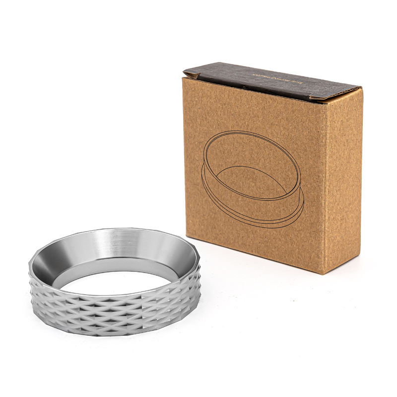 Magnetic suction coffee powder receiving ring anti-fly powder receiving ring with magnetic quantitative powder receiving device coffee machine handle powder drop ring