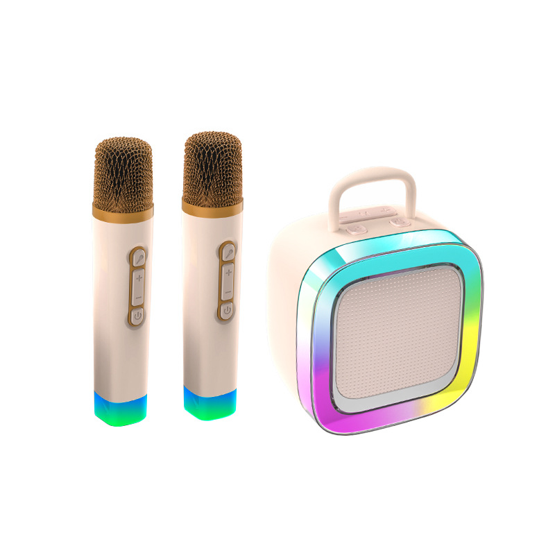 Cross-border hot K88 Bluetooth audio microphone microphone integrated family ktv speaker suit singing small degree intelligent