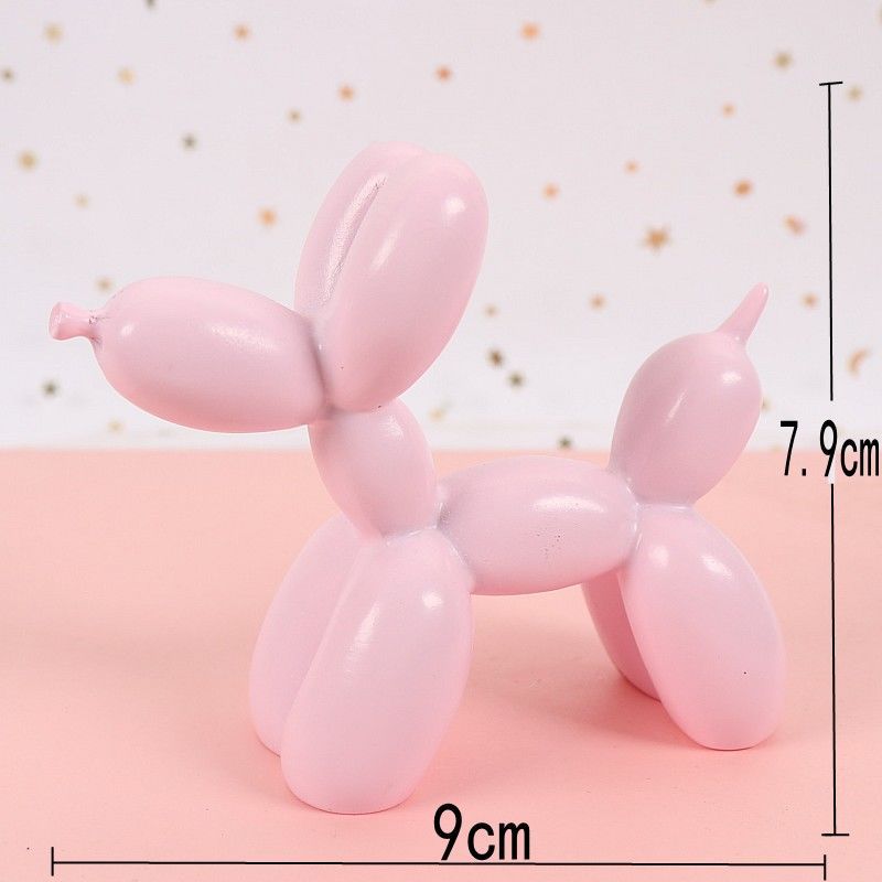 Resin Ball Dog Birthday Cake Decoration Baking Doll Children's Gift Dessert Party Decoration Props