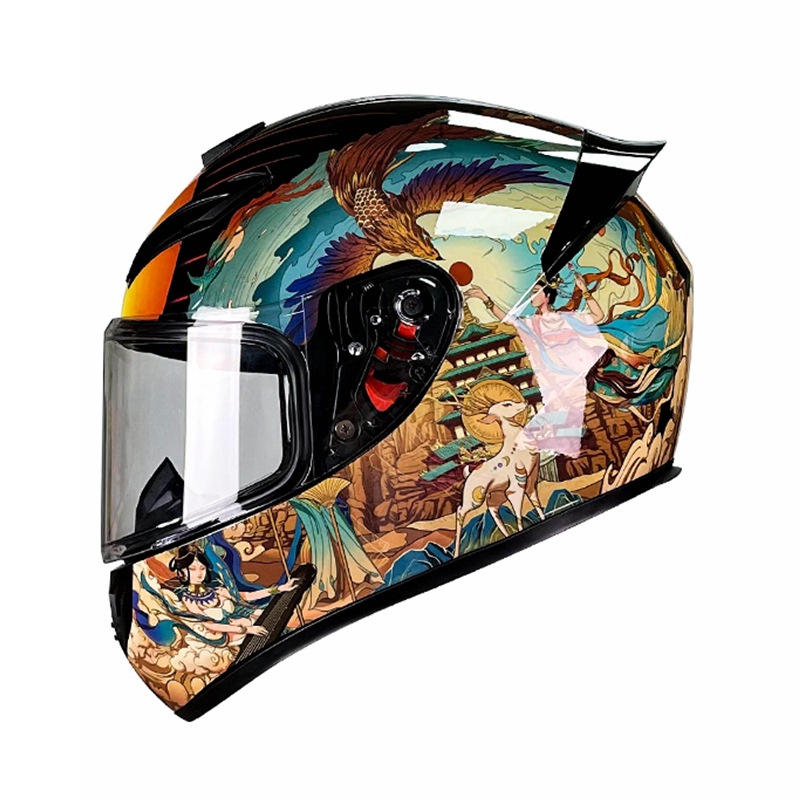 Cross-border Premium Electric Car Helmet Men and Women's Full-cover Four Seasons Summer Helmet Four Seasons Universal Full Helmet