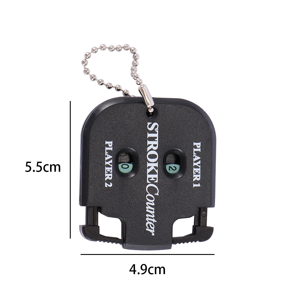 Golf Square Scorer Two-wheeled Scorer Scorer Mini Simple Double Counter