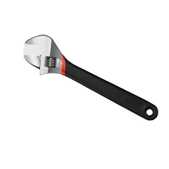 Hardware tools wholesale adjustable wrench European-style dip plastic multifunctional bathroom industrial grade universal open-end wrench