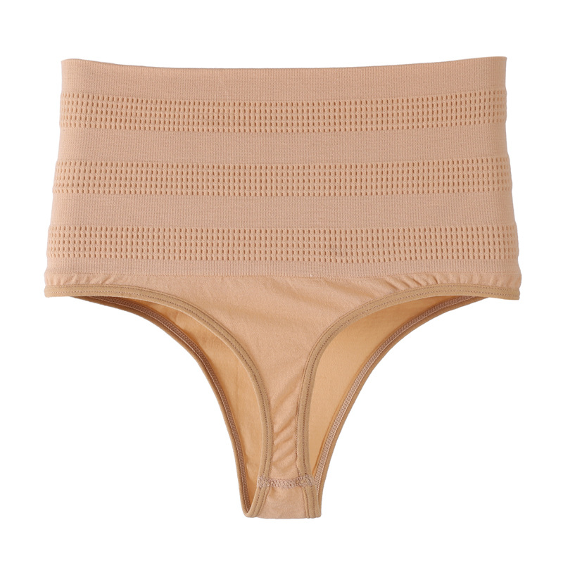 Foreign trade sales mid-waist belly shaping pants cross-border body shaping pants body shaping waist sexy triangle T-shaped underwear for women