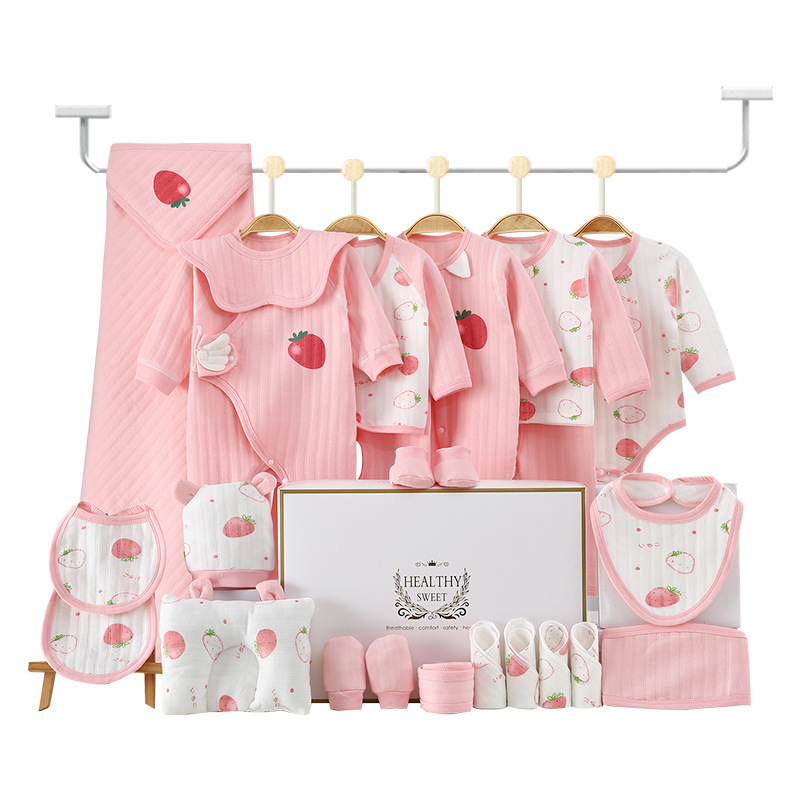 Newborn Gift Box Spring, Summer, Autumn and Winter Baby Clothes Newborn Full Moon Baby Suit Newborn Supplies Complete Set Box