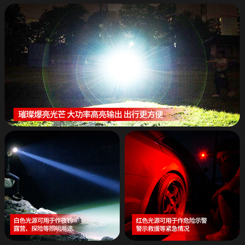 Headlight charging super bright night fishing dedicated head-mounted induction long endurance miner's lamp outdoor flashlight