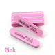 NailShine-9 * 2 straight round sponge file-pink
