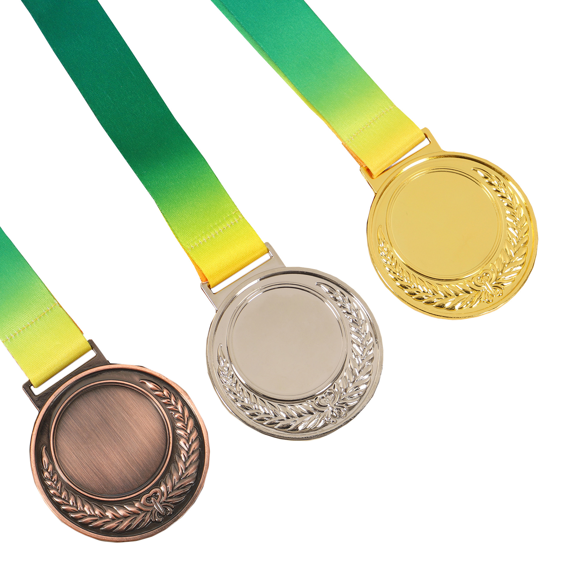 Spot General Metal Medal Marathon Wheat Ears Medal Customized School Games Competition Kindergarten