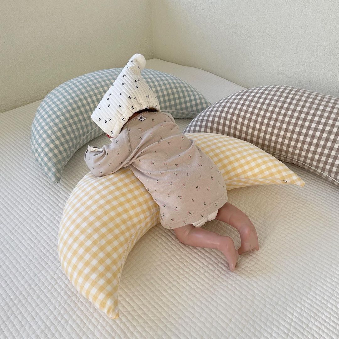 Pillow Baby's Sleeping Pillow Children's Sleeping Pillow Newborn Summer Cushion Pillow Girl's Pure Cotton Cute Pillow