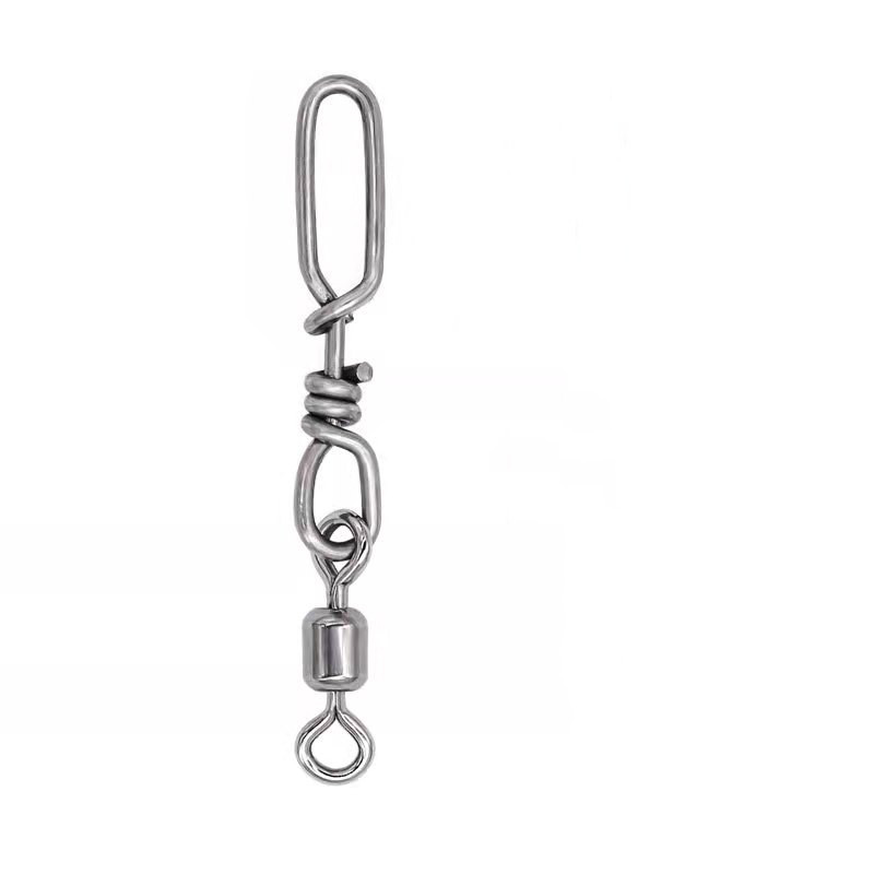 Stainless steel rod slightly connecting ring American eight-character ring pin connector fishing small accessories