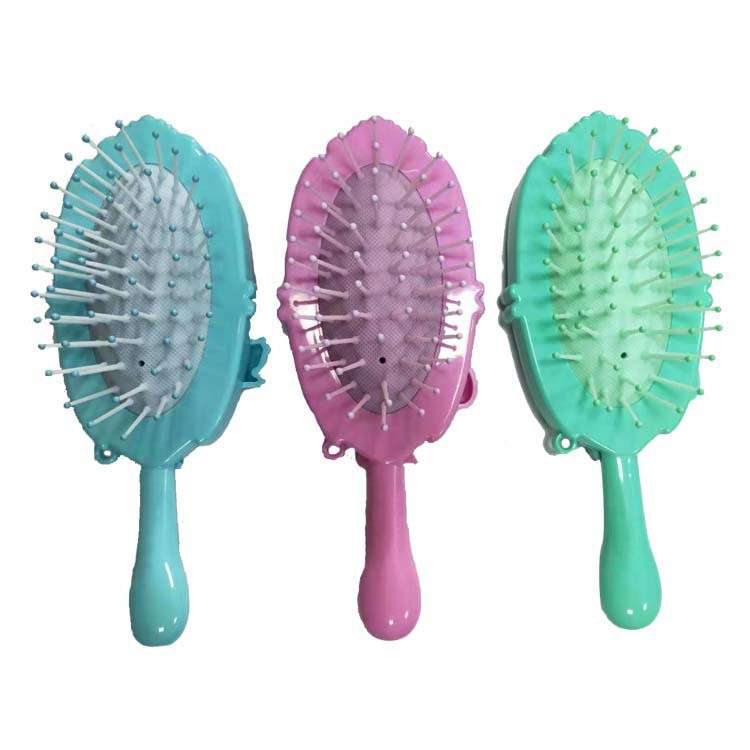 Factory supply Princess hairdressing comb cartoon series Children hairdressing air bag comb plastic comb wholesale