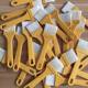 plastic paint brush waterproof brush glue plastic no. 4 small brush lint-free barbecue brush hair-planting brush yellow handle cleaning brush