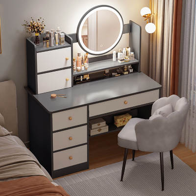 Dressing table bedroom modern simple makeup cabinet master bedroom makeup mirror dressing table small apartment internet celebrity small makeup table