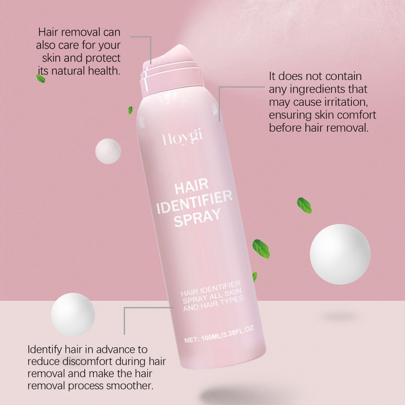 Hoygi Facial Hair Recognition Spray Gentle and Non-irritating Purifying Softening Hair Quickly Clean Hair Removal Spray